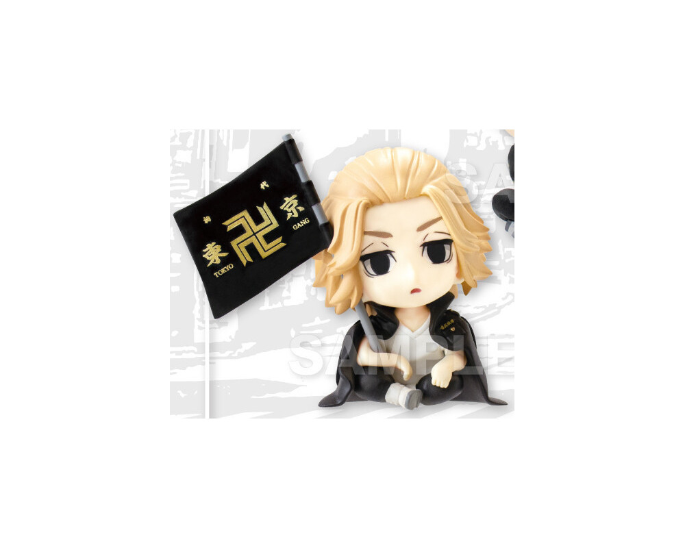 Figurine Manjiro Sano (Mikey) - Tokyo Revengers - Hatamochi Deformed Figure Vol.1 - Taito
