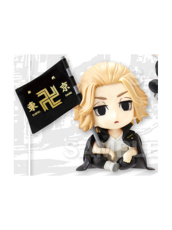 Figurine Manjiro Sano (Mikey) - Tokyo Revengers - Hatamochi Deformed Figure Vol.1 - Taito