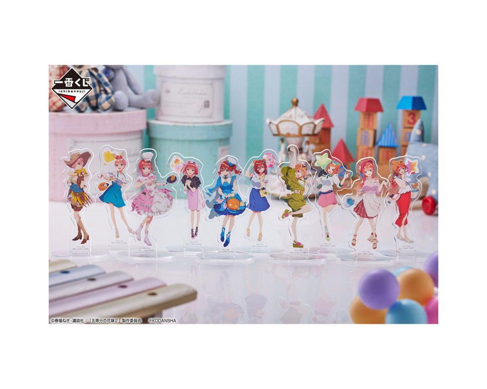 Stand Acrylique - The Quintessential Quintuplets -  Ichiban Kuji Theme Park - Sugoi Shop