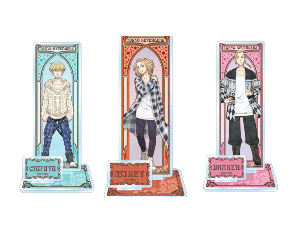 Tokyo Revengers - Stand Acrylique Draken/ Mikey/ Chifuyu - Art Nouveau Series