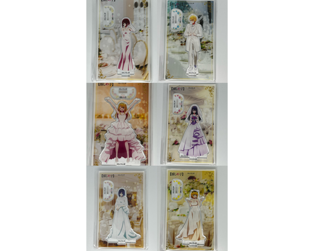Oshi no Ko - Stand Acrylique Ai, Ruby, Aquamarine, Kana Arima, Mem-Cho, Akane Kurokawa - Karaoke no Tetsujin