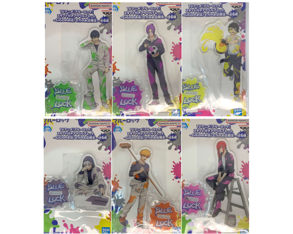Blue Lock - Stand Acrylique Peinture - Isagi / Bachira / Reo / Kunigami / Chigiri / Nagi