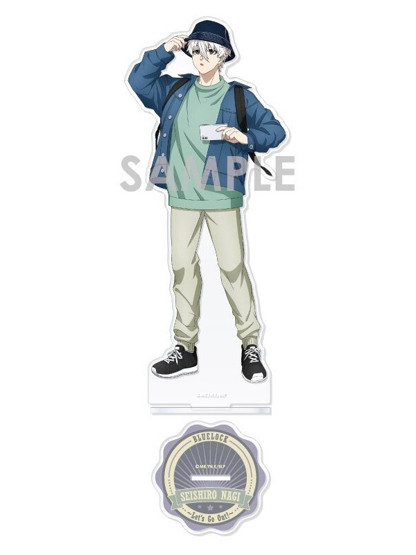 Stand Acrylique Let's Go Out -Blue Lock -  Isagi / Bachira / Reo / Rin / Chigiri / Nagi - Sugoi Shop
