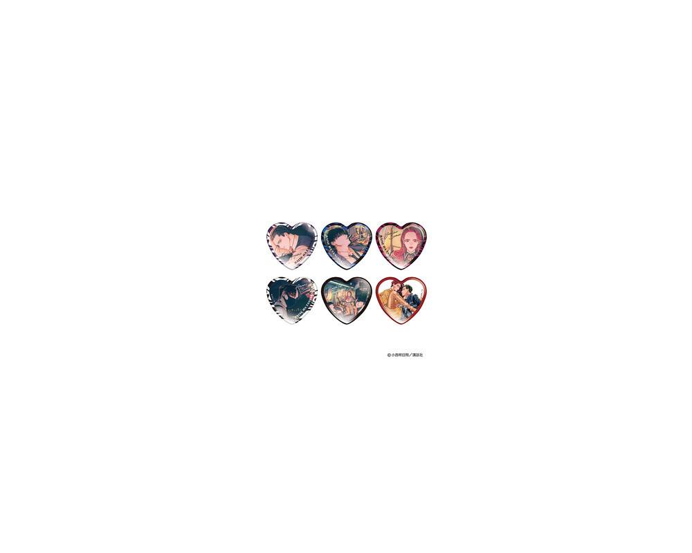 Criminelles Fiançailles - Badge Miyama Kirishima & Somei Yoshino - Heart Can Badge