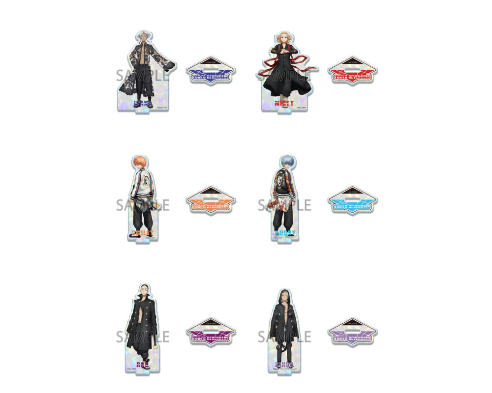 Tokyo Revengers - Stand Acrylique Mikey / Ran / Izana / Nahoya / Soya / Rindo - Holographic - Sugoi Shop