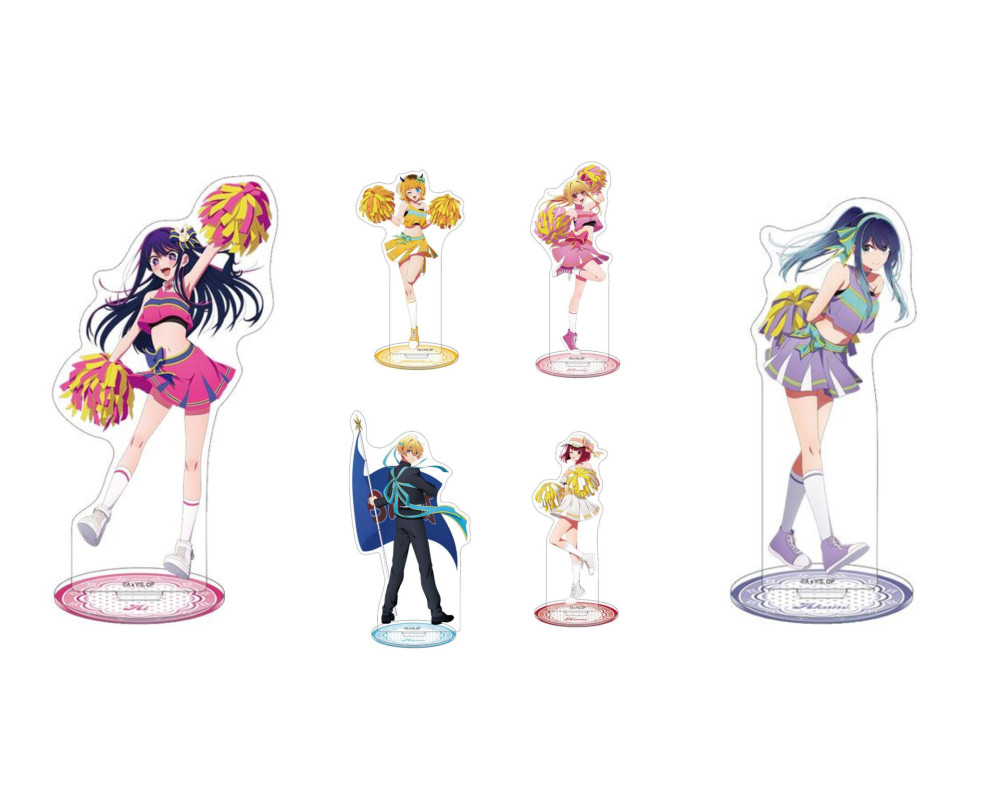 Oshi no Ko - Stand Acrylique Ai / Aqua / Kana / Akane / Memcho / Ruby - Cheerleaders - Sugoi Shop