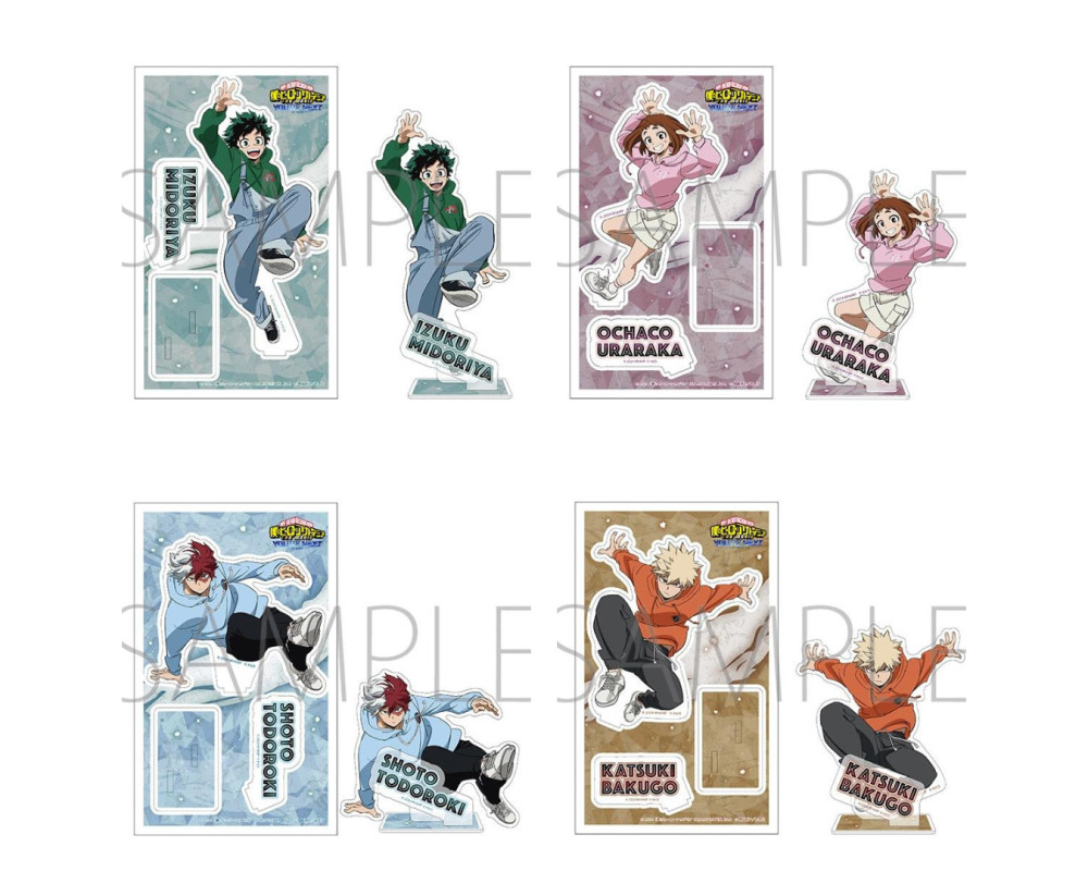 My Hero Academia - Stand Acrylique Izuku / Bakugo / Shoto / Ochaco - THE MOVIE YOUR NEXT