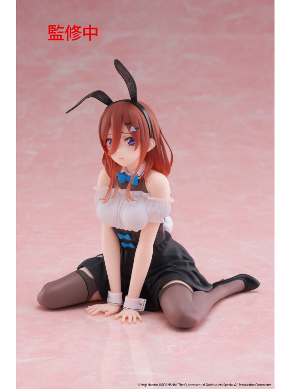 Figurine Miku Nakano - Desktop Cute Bunny Ver - The Quintessential Quintuplets 3 - Sugoi Shop