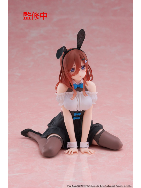 Figurine Miku Nakano - Desktop Cute Bunny Ver - The Quintessential Quintuplets 3 - Sugoi Shop