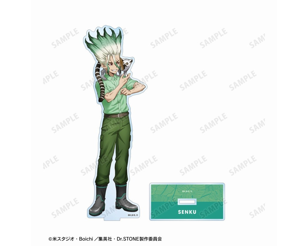 Stand Acrylique Senku / Suika / Gen / Kohaku - Zoo Keeper -Dr Stone -  Sugoi Shop