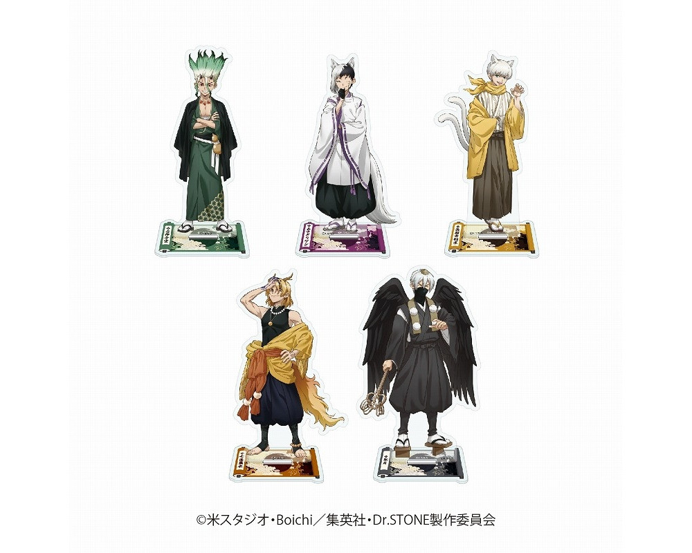 Stand Acrylique Senku / Gen / Ryusui  -Dr Stone -  Sugoi Shop