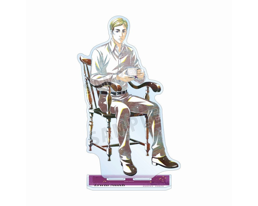 Attack On Titan - Stand Acrylique Eren / Levi / Erwin - Teatime Big Acrylic Ani Art - Sugoi Shop