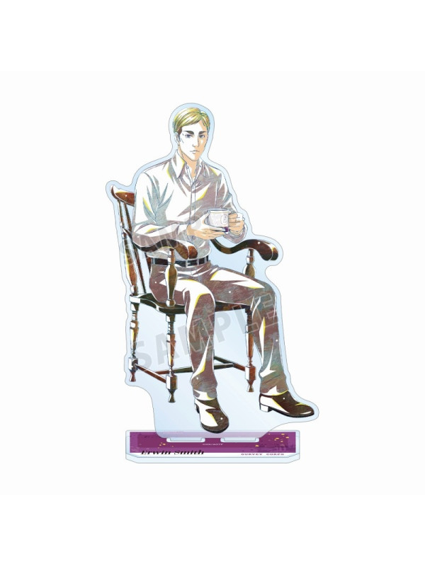 Attack On Titan - Stand Acrylique Eren / Levi / Erwin - Teatime Big Acrylic Ani Art - Sugoi Shop
