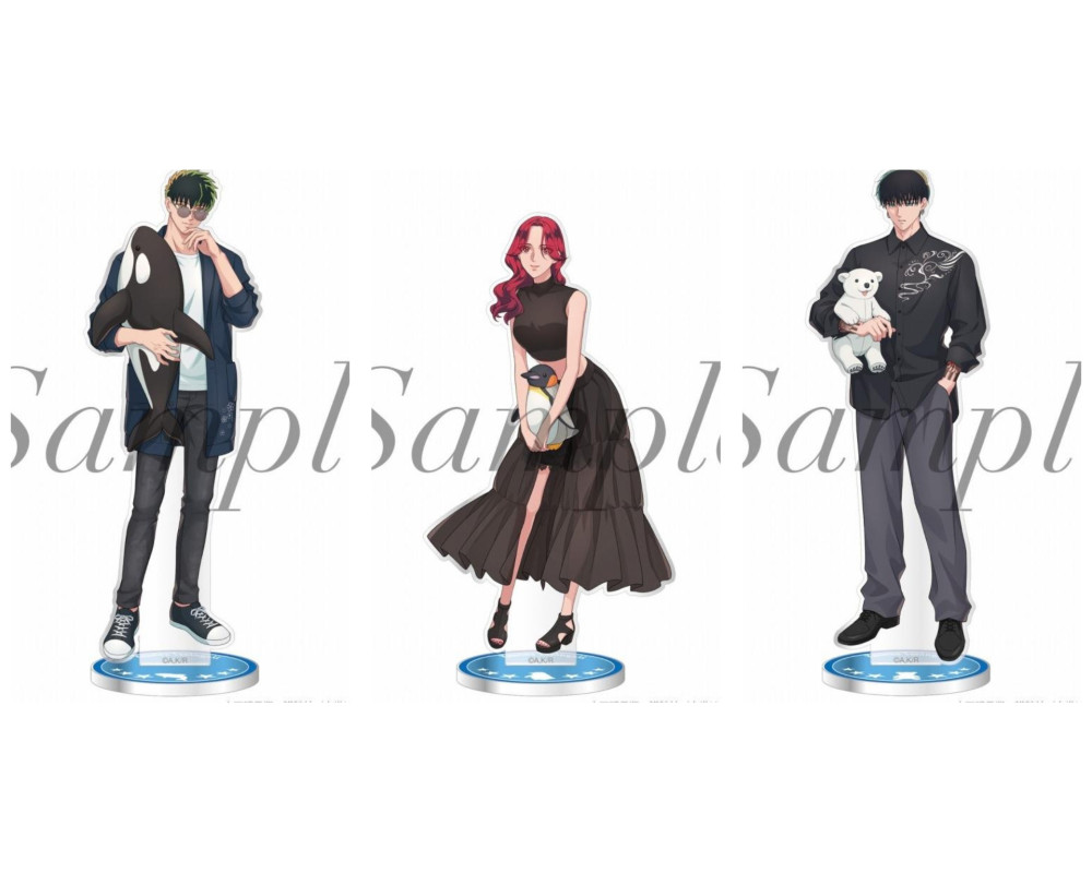 Criminelles Fiançailles / Yakuza Fiancé - Stand Acrylique Kirishima/Somei/Shoma - Animals Version - Sugoi Shop