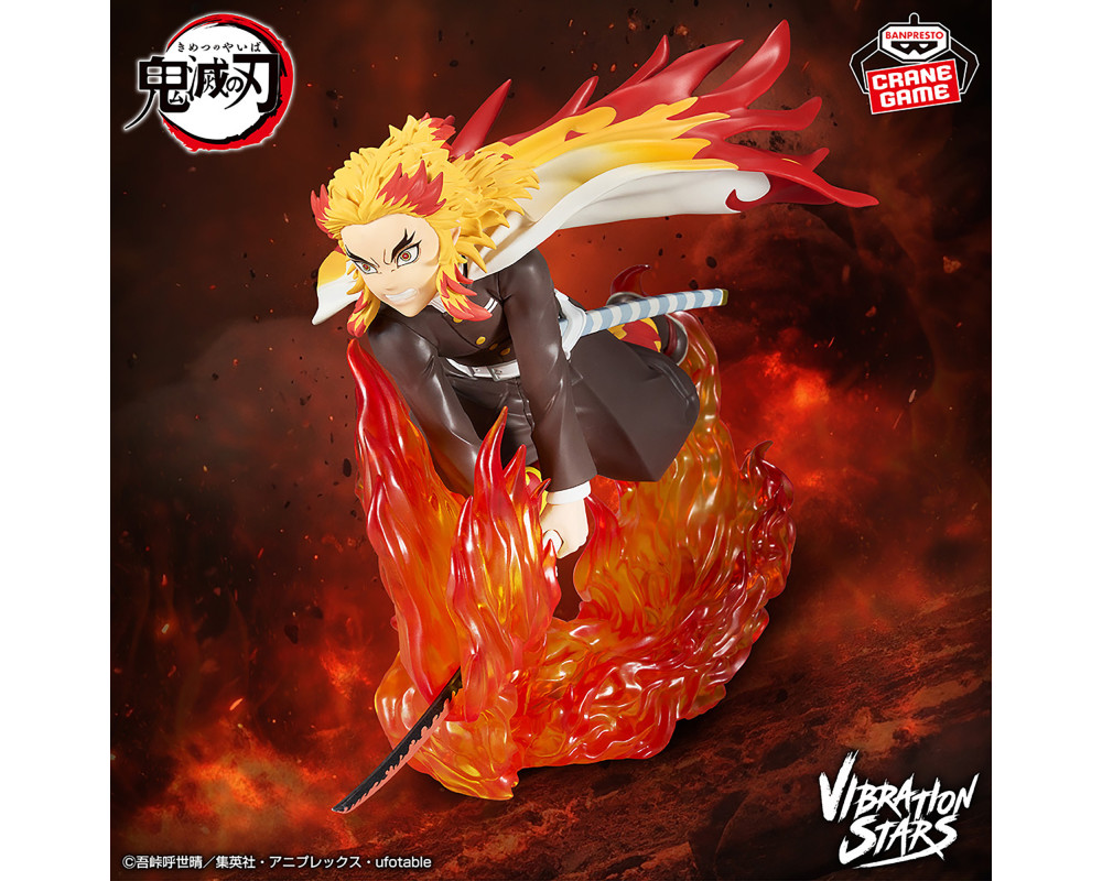 Figurine Kyojuro Rengoku - Vibration Stars Plus -Demon Slayer - Kimetsu No Yaiba -  Sugoi Shop