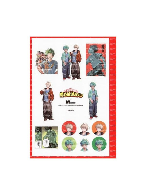 Men's Non- N°08-09/2025 - Special Edition My Hero Academia Cover - Acrylique Stand - Sugoi Shop