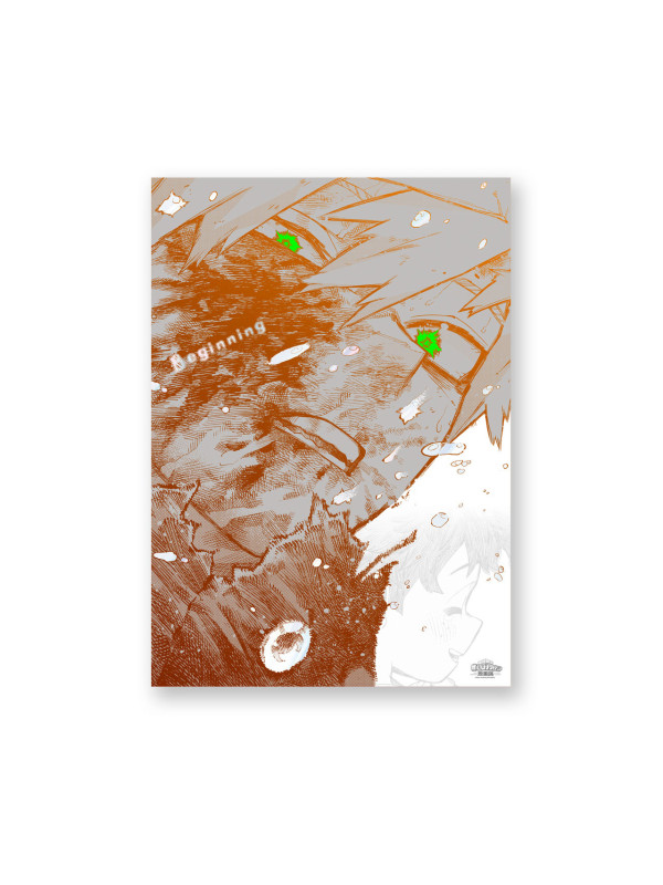 My Hero Academia Original Art Exhibition - Poster Deku & Bakugo A2 - Sugoi Shop