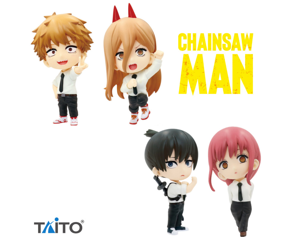 Chainsaw Man - Figurine Aki/ Denji/ Power/ Makima - Deformed Figure - Taito - Sugoi Shop