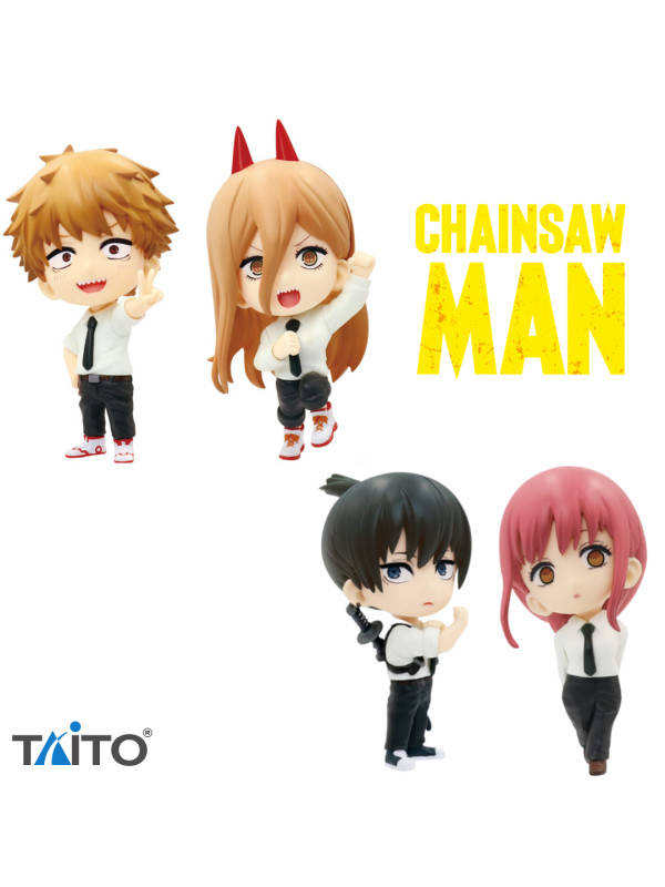 Chainsaw Man - Figurine Aki/ Denji/ Power/ Makima - Deformed Figure - Taito - Sugoi Shop