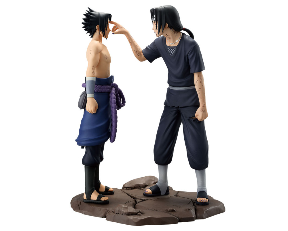 Figurine Itachi Uchiha & Sasuke Uchiha -Naruto Shippuden -  Ichiban Kuji Red Eyes Of The Heart Last One - Sugoi Shop
