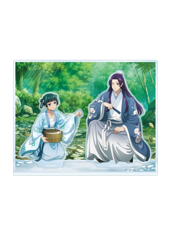 Les Carnets de l'Apothicaire - Stand Acrylique Diorama Maomao & Jinshi Water Play version - Sugoi Shop