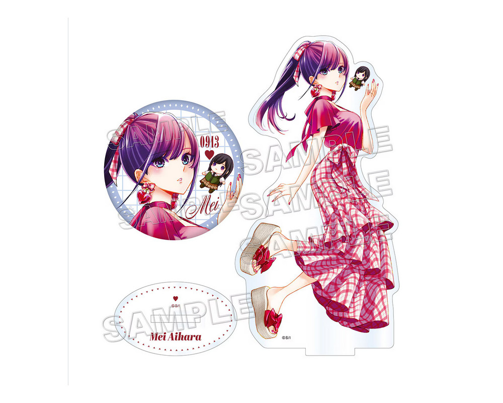 Citrus + - HappyBirthday Stand Acrylique & Badge Mei Aihara - Sugoi Shop