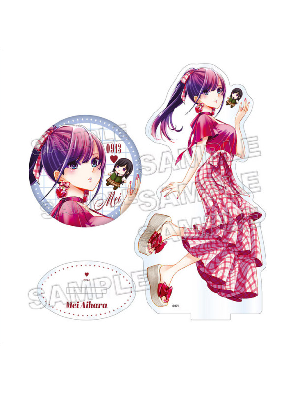 Citrus + - HappyBirthday Stand Acrylique & Badge Mei Aihara - Sugoi Shop