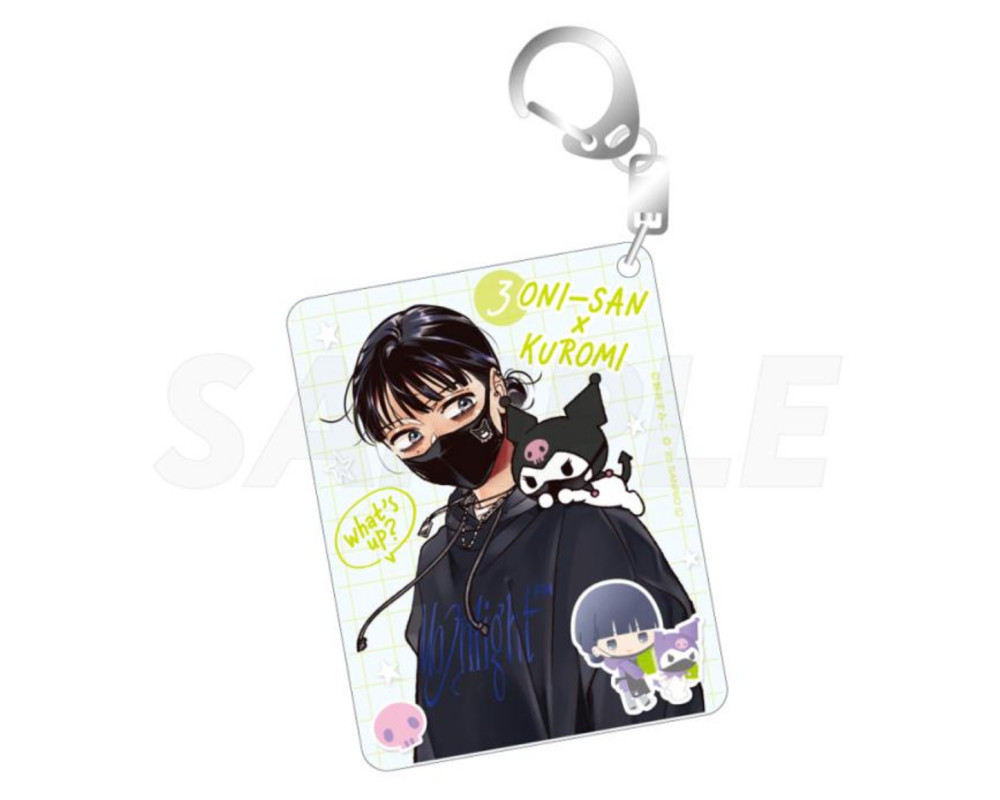 She Wasn't a Guy x Sanrio - Porte-Clés Acrylique Mitsuki Koga x Kuromi