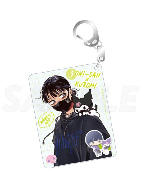 She Wasn't a Guy x Sanrio - Porte-Clés Acrylique Mitsuki Koga x Kuromi