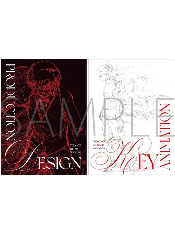 Tokyo Ghoul - Artbook Design Works & Original Artwork Collection Complete Set Key Animation - Sugoi Shop