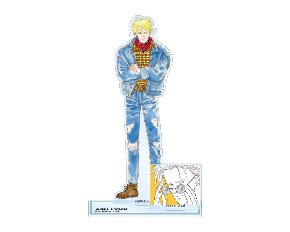Big Stand Acrylique Ash Lynx - Original Illustration parts Ver A - Banana Fish - Sugoi Shop