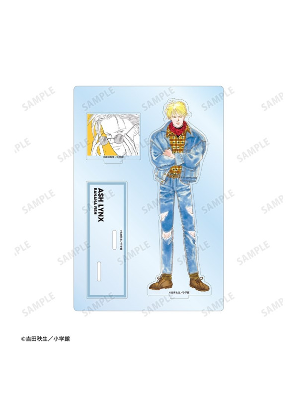 Big Stand Acrylique Ash Lynx - Original Illustration parts Ver A - Banana Fish - Sugoi Shop