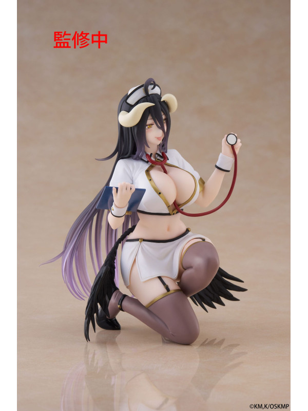 Figurine Albedo - Desktop Cute Nurse Ver. - Réédition - Overlord - Sugoi Shop