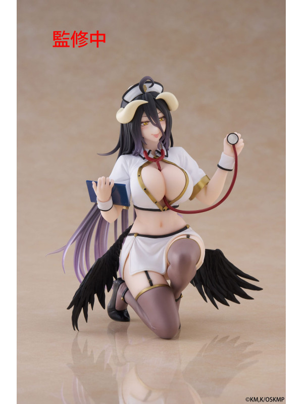 Figurine Albedo - Desktop Cute Nurse Ver. - Réédition - Overlord - Sugoi Shop