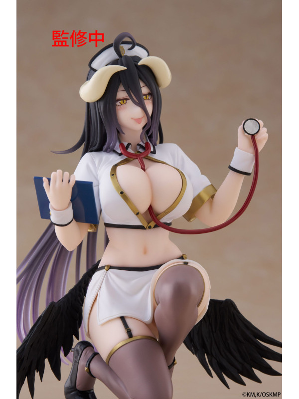 Figurine Albedo - Desktop Cute Nurse Ver. - Réédition - Overlord - Sugoi Shop