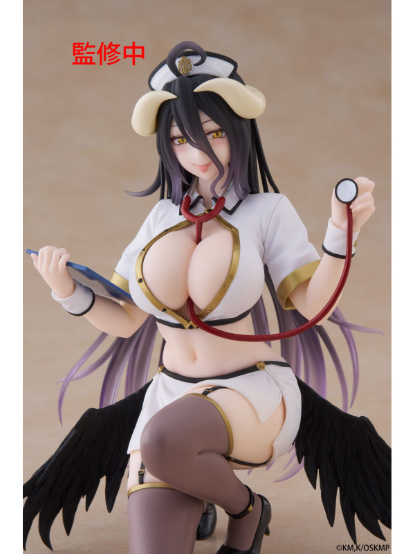 Figurine Albedo - Desktop Cute Nurse Ver. - Réédition - Overlord - Sugoi Shop