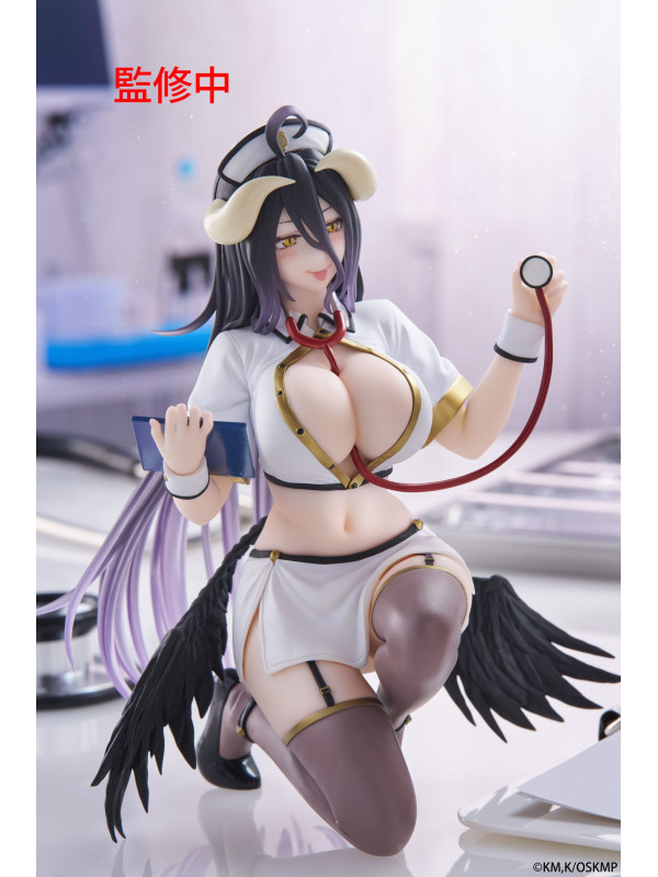 Figurine Albedo - Desktop Cute Nurse Ver. - Réédition - Overlord - Sugoi Shop