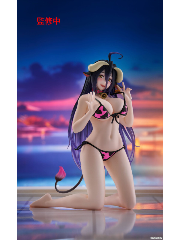 Overlord - Figurine Albedo - Desktop Cute Cow-Print Swimsuit Ver. Réédition - Sugoi Shop