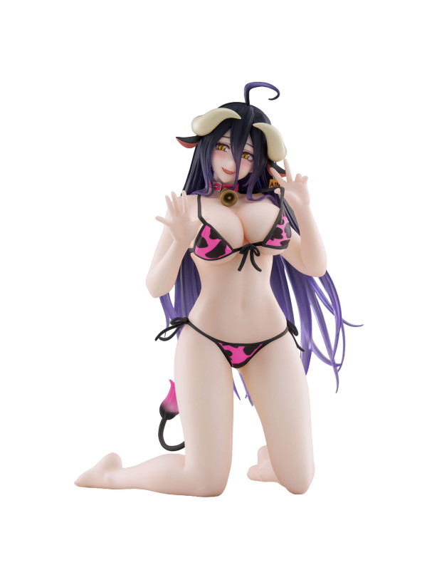Overlord - Figurine Albedo - Desktop Cute Cow-Print Swimsuit Ver. Réédition - Sugoi Shop