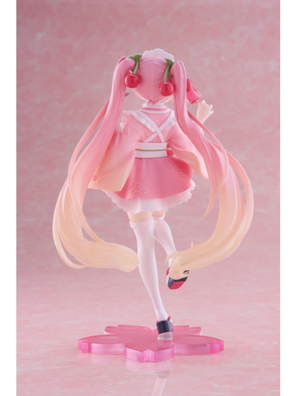 Hatsune Miku - Figurine Hatsune Miku - Newley Written Sakura Miku Japanese Cafe Ver. Reissue - Sugoi Shop