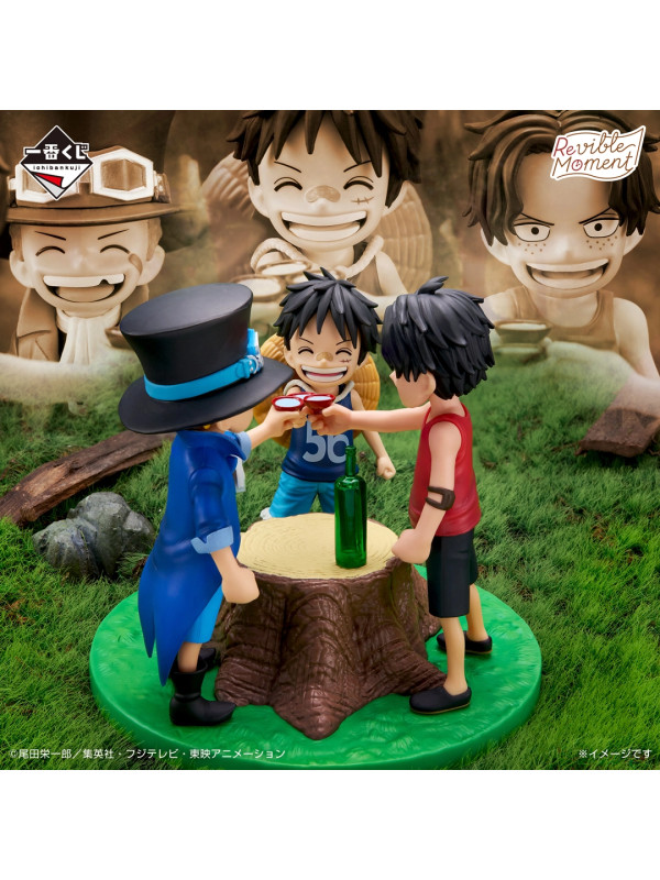 One Piece - Figurine Luffy Sabo & Ace - Ichiban Kuji Dramatic Memories - Lot A - Sugoi Shop