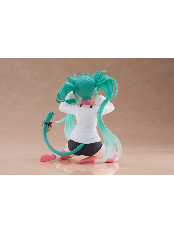 Figurine Hatsune Miku - Desktop Cute Cat Ear T-Shirt Version - Vocaloid - Sugoi Shop