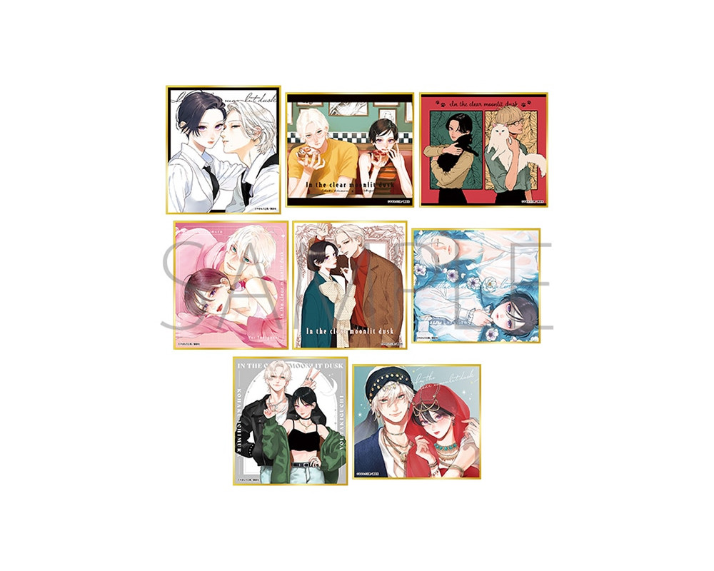 Set 8 Mini Shikishi 5th Anniversary In the Clear Moonlit Dusk - Sugoi Shop