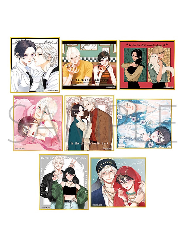 Set 8 Mini Shikishi 5th Anniversary In the Clear Moonlit Dusk - Sugoi Shop