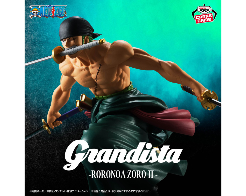 One Piece - Figurine Zoro Roronoa - Grandista II