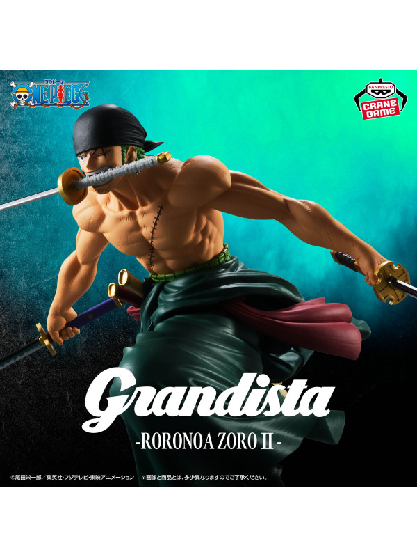 One Piece - Figurine Zoro Roronoa - Grandista II