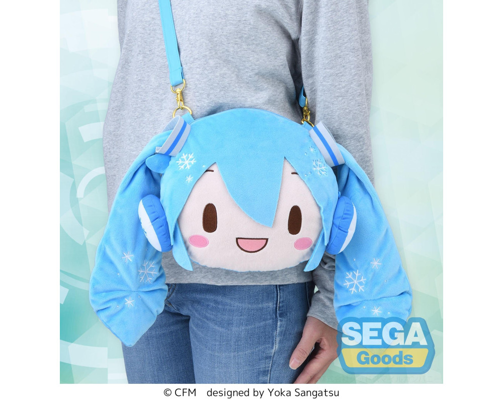 Piapro Characters - Sac à Bandoulière Hatsune Miku - Fuwa Petit Snow Miku