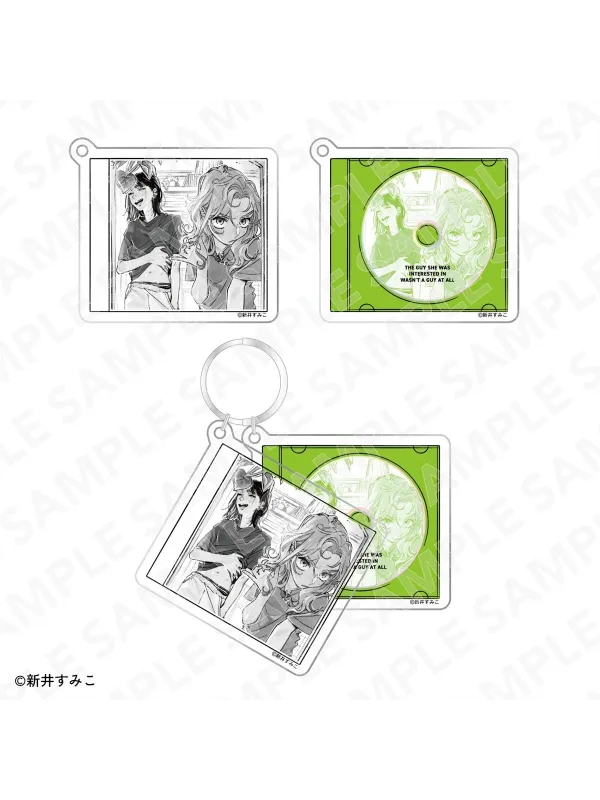 Porte Clés Jaquette Mitsuki & Aya - The Guy She Was Interested in Wasn't a Guy at All - Sugoi Shop