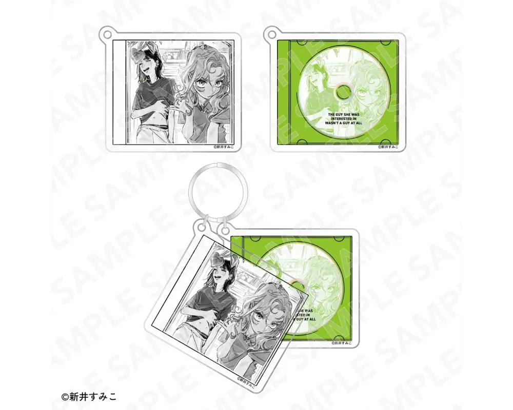 Porte Clés Jaquette Mitsuki & Aya - The Guy She Was Interested in Wasn't a Guy at All - Sugoi Shop
