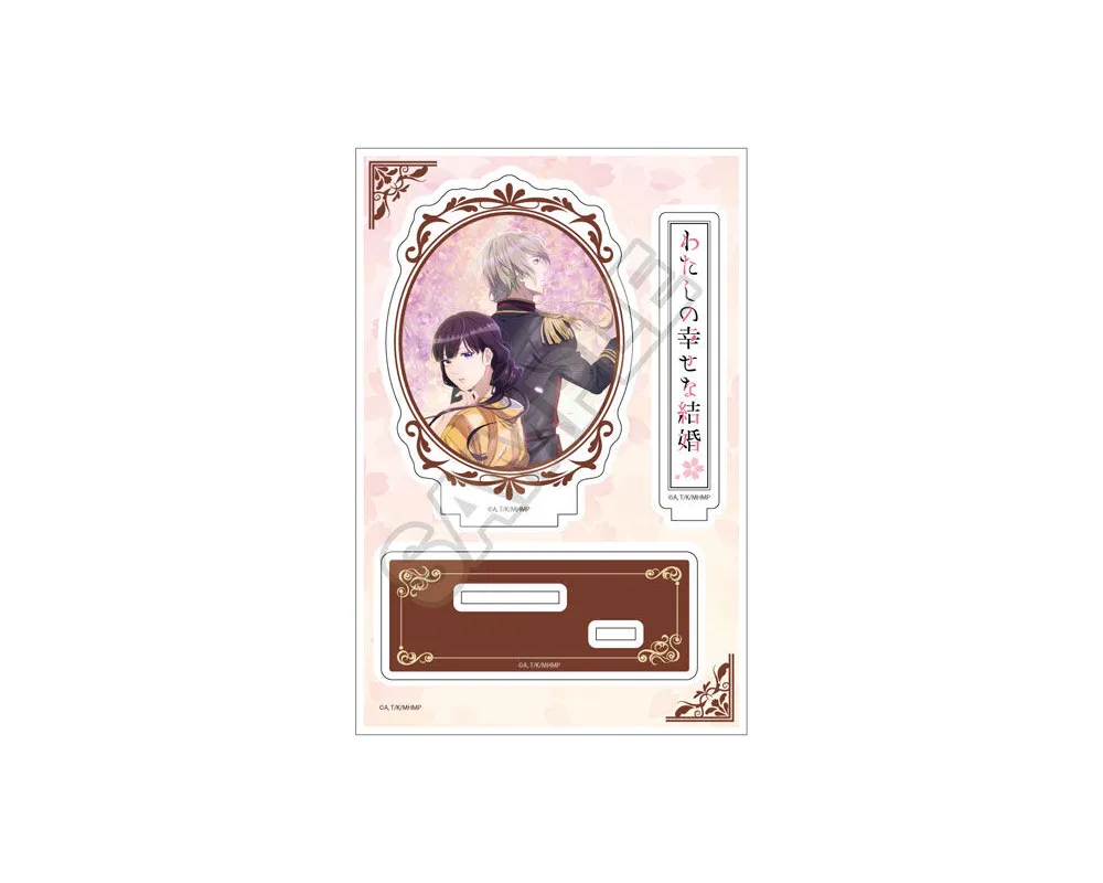My Happy Marriage - Stand Acrylique Saimori Miyo & Kudo Kiyoka - Spring (Granup)